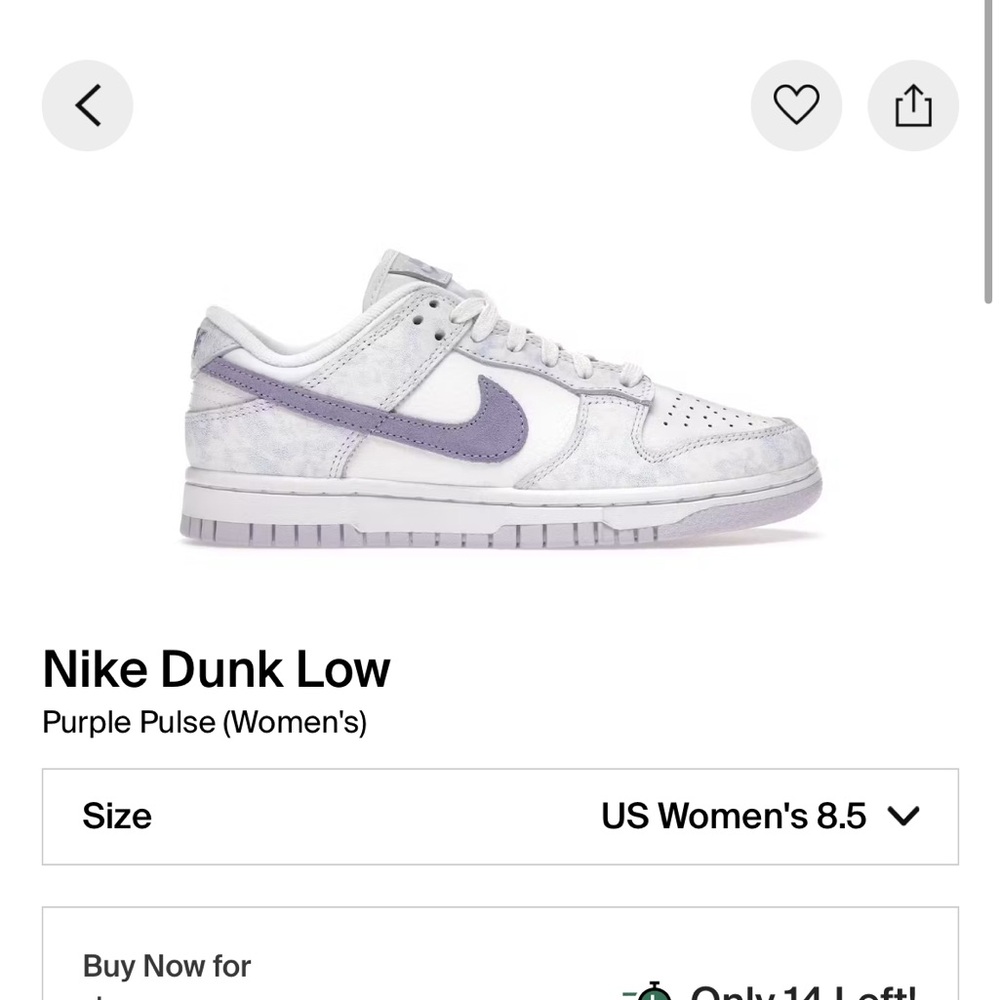 Nike Dunk Low Purple Pulse